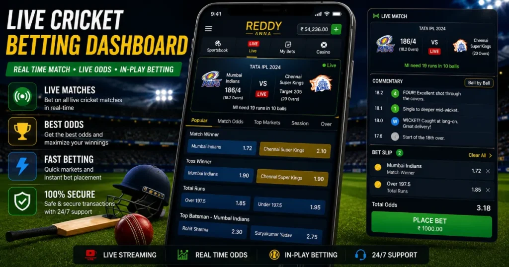 online cricket betting id dashboard